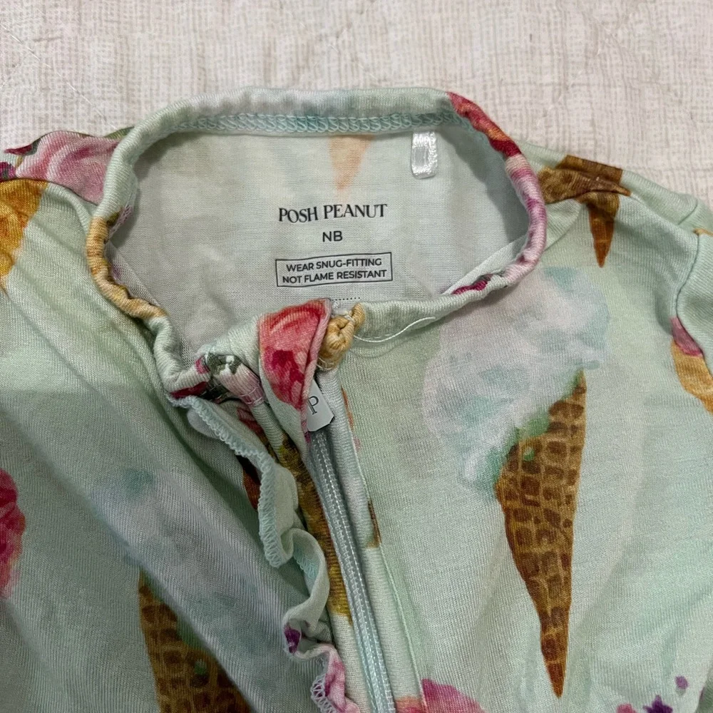 Floral Ice Cream Print Posh Peanut